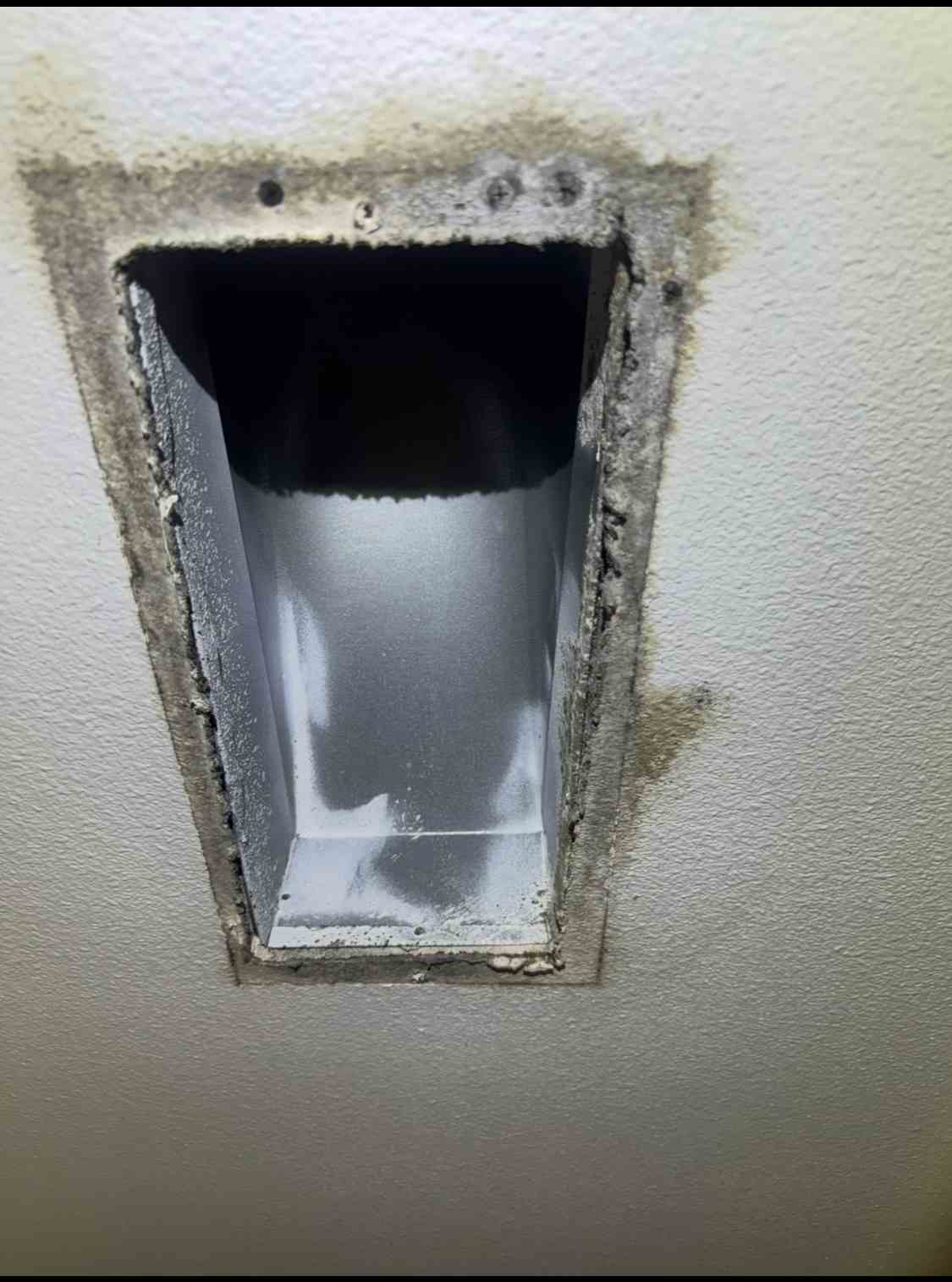 Air Vent Register Cleaning in Dallas TX Supply air vent opening cleaned and sanitized in Dallas, TX