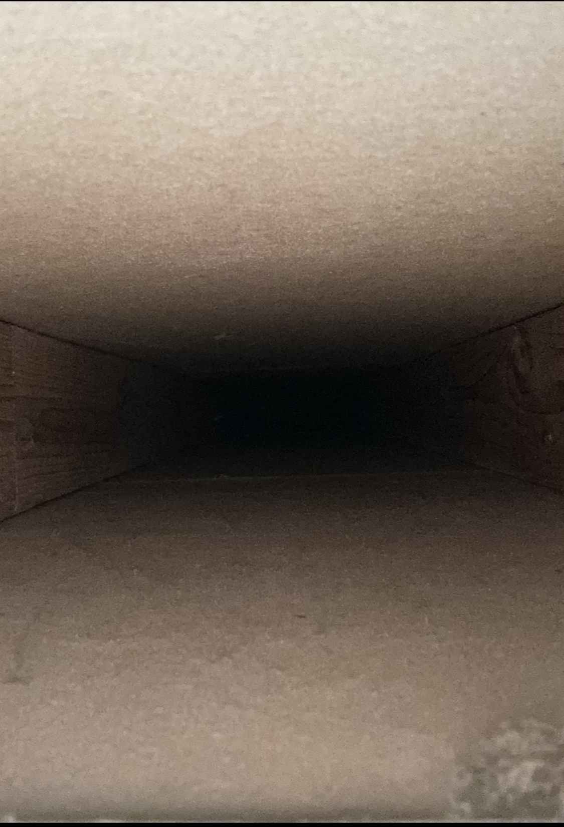 Wall Return Air Duct Interior in Dallas TX Wall return air duct interior in a Dallas home